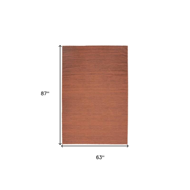 Geyu Power Loomed Abstract Modern Low Pile Area Rug By HomeRoots - 87' X '63' X '0.25