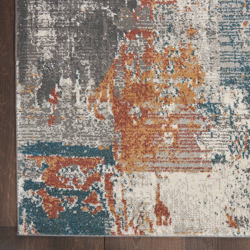 Nourison Ludlow Abstract Modern Area Rug