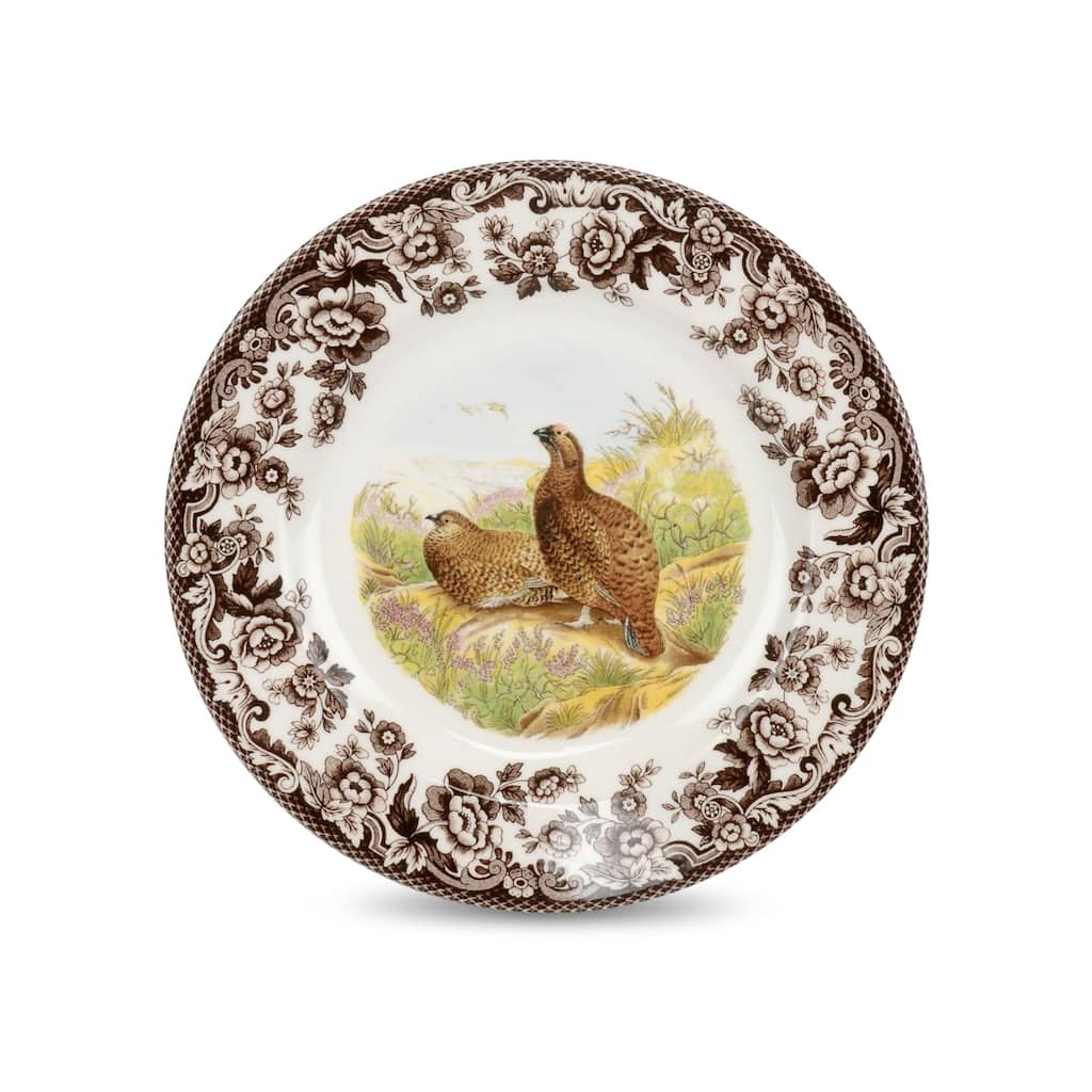 Spode Woodland Salad Plate Birds Motif - 8 inch