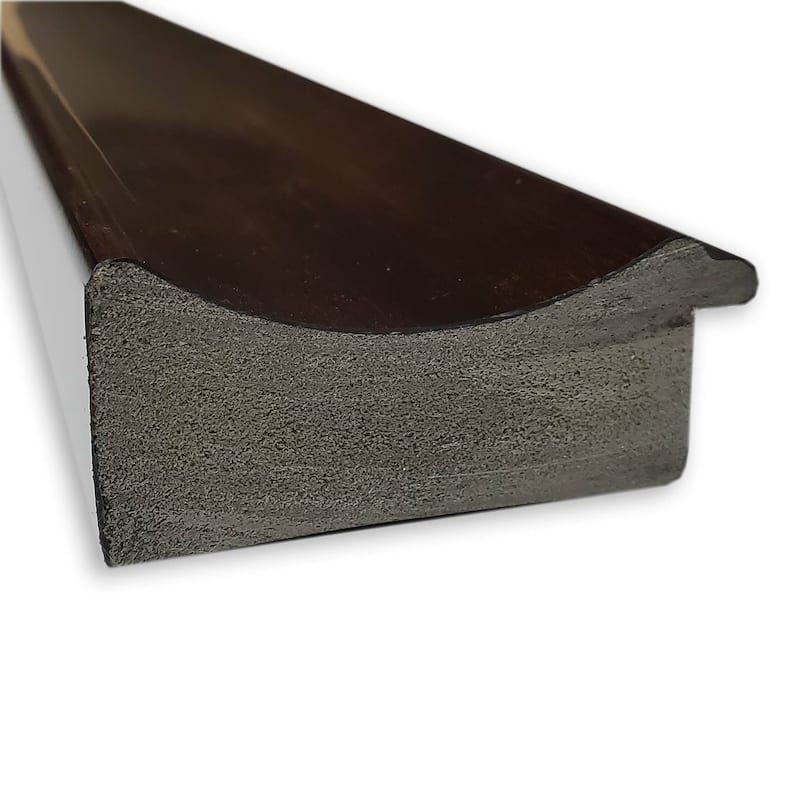 Beveled Bathroom Wall Mirror - Coffee Bean Brown Frame - Coffee Bean Brown