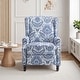 preview thumbnail 40 of 91, Linen Manual Upholstered Recliner with Wood Legs