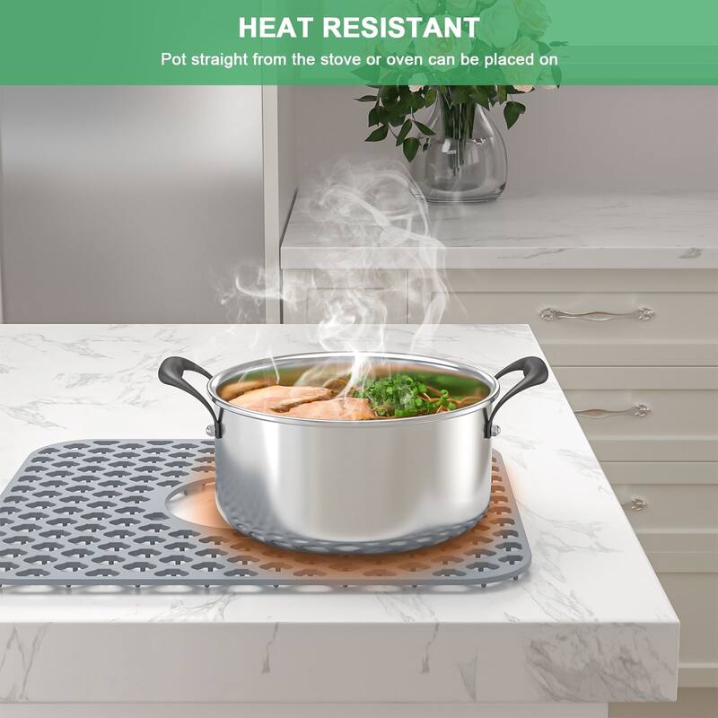Silicone Sink Mat Sink Protectors for Kitchen Sink