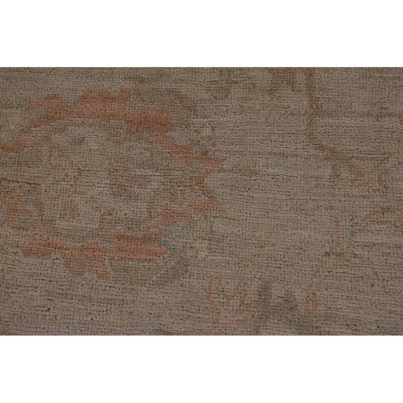 Oushak Turkish Area Rug Vegetable Dye Handmade Wool Carpet - 8'3"x 9'8"