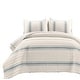 preview thumbnail 43 of 51, Lush Decor Farmhouse Stripe 3 Piece Quilt Set