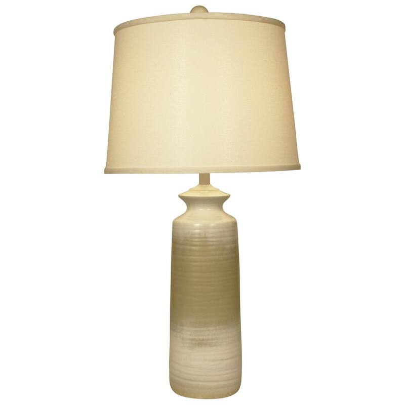 Casual Tall Slender Pottery Table Lamp - Tall Slender
