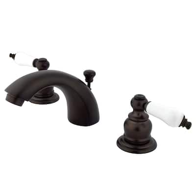 Kingston Brass Victorian Mini-Widespread Bathroom Faucet with Pop-Up