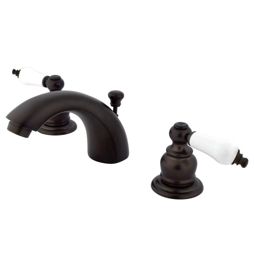 Kingston Brass Victorian Mini-Widespread Bathroom Faucet with Pop-Up