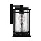 preview thumbnail 2 of 5, McAlister 1-Light Earth Black Outdoor Wall Lantern