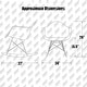 preview thumbnail 2 of 3, Modern Plastic Rocking Chair Armchair With Arm Patchwork Fabric Natural Wood Rockers Dining