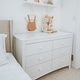 preview thumbnail 32 of 49, Graco Noah 6 Drawer Double Dresser