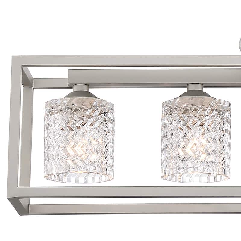 Acroma 5-light Farmhouse Chandelier Rectangle Island Lights for Dining Room
