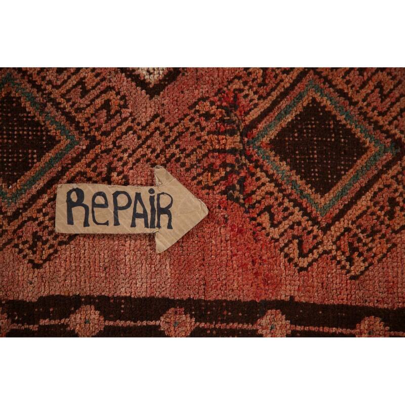 Lori Persian Antique Area Rug Handmade Wool Carpet - 3'11"x 6'11"