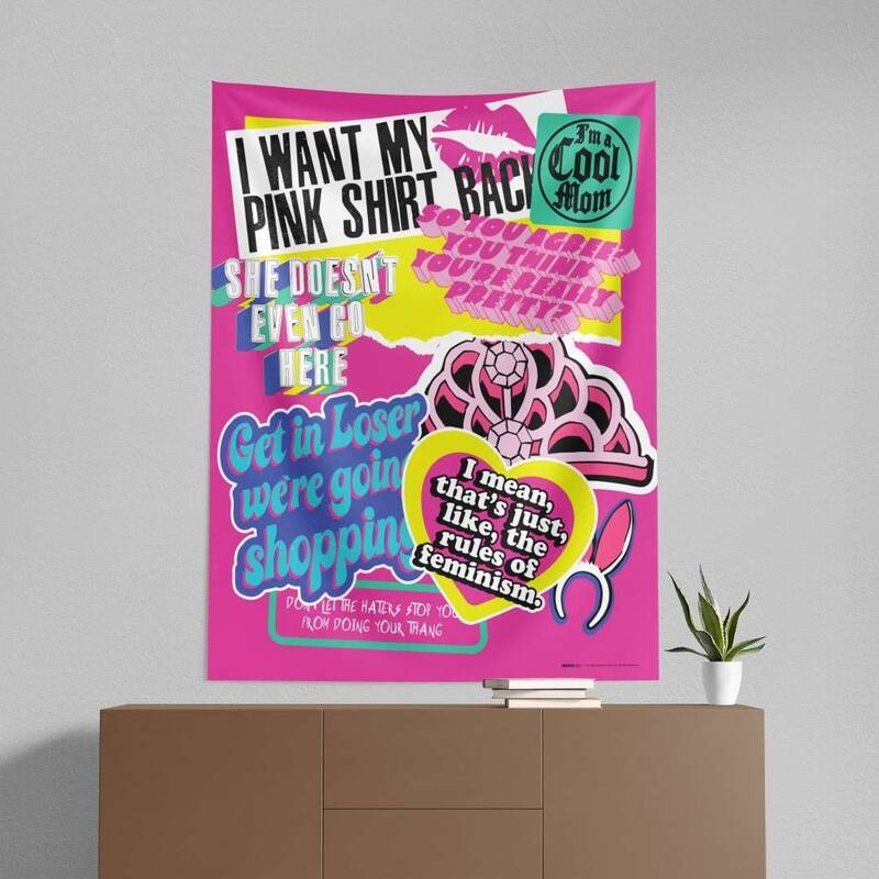 Mean Girls Going Shopping Printed Wall Hanging