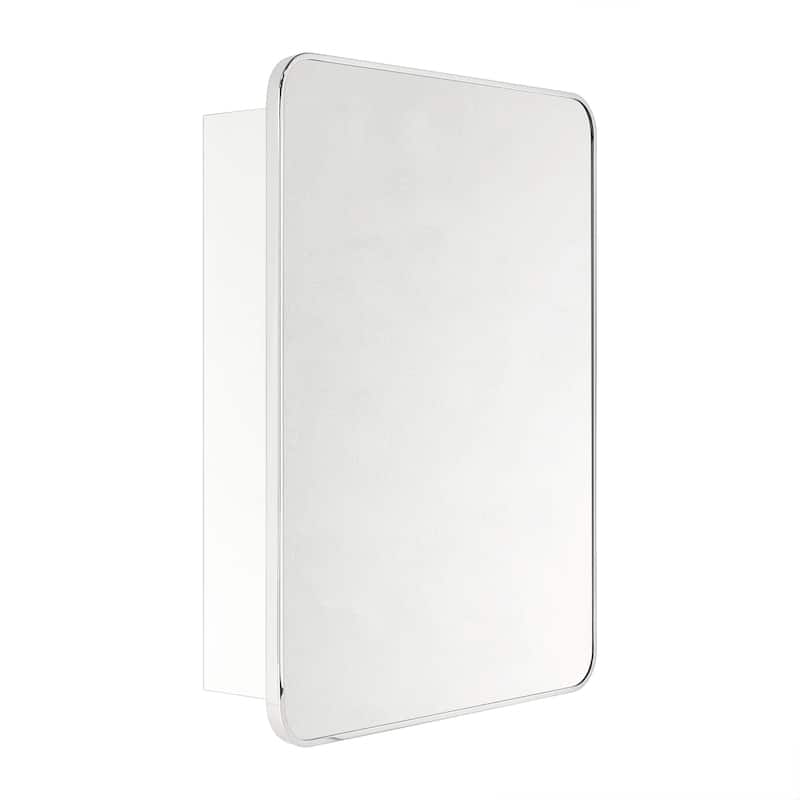 TEHOME Garnes Recessed or Surface Mount Framed Medicine Cabinet with Adjustable Shelves