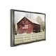 preview thumbnail 23 of 26, Stupell Patriotic Barn Flag Framed Floater Canvas Wall Art Design By Lori Deiter