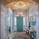 preview thumbnail 30 of 33, Retro French 4/5-Light Antique Brass Globe Crystal Chandelier Kitchen Island Pendant