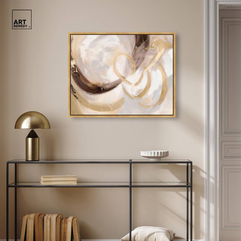 Dreamy Swirls III Canvas by Art Remedy