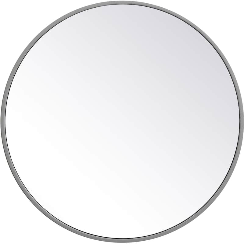 Elegant Lighting Eternity 21" Diameter Circular Beveled Metal Framed