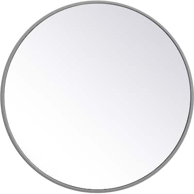 Elegant Lighting Eternity 21" Diameter Circular Beveled Metal Framed