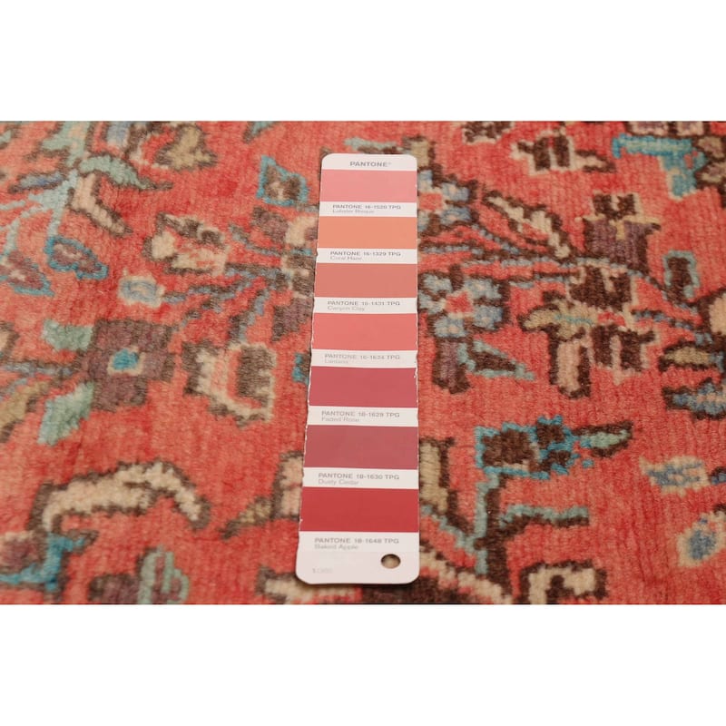 ECARPETGALLERY Hand-knotted Andelz Light Red Wool Rug - 3'7 x 9'5