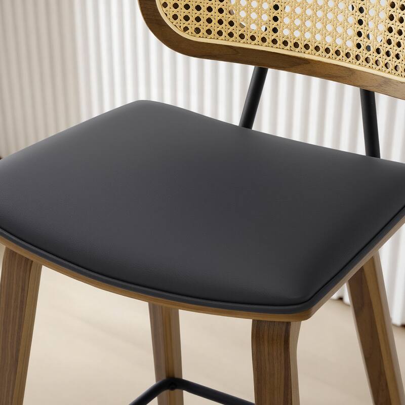 26-Inch Upholstered Counter/ Bar Stools Set of 2 or 3 - 35.1"H x 17.7"W x 19.5"D