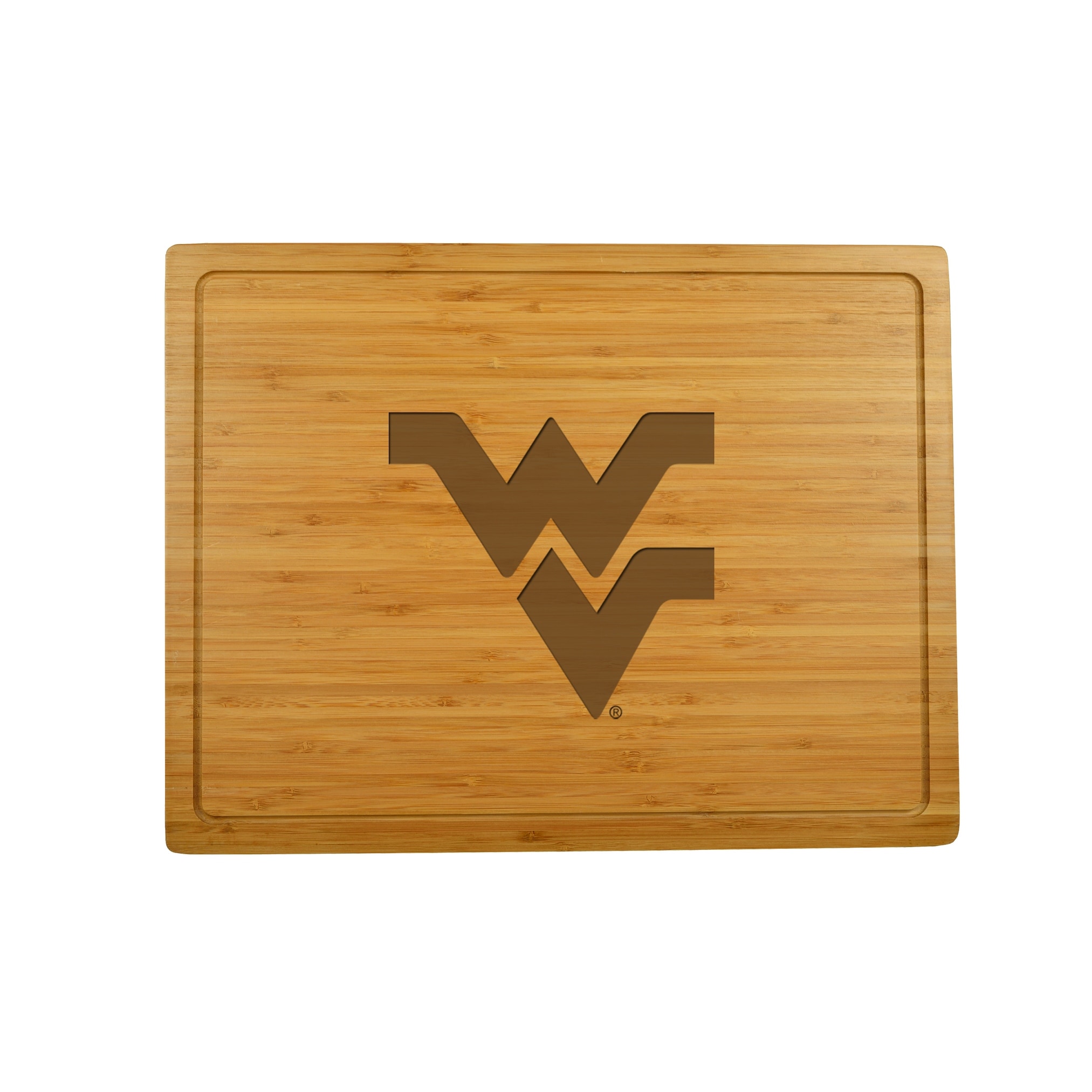 NCAA West Virginia Mountaineers Large Bamboo Charcuterie & Cutting Board - 17