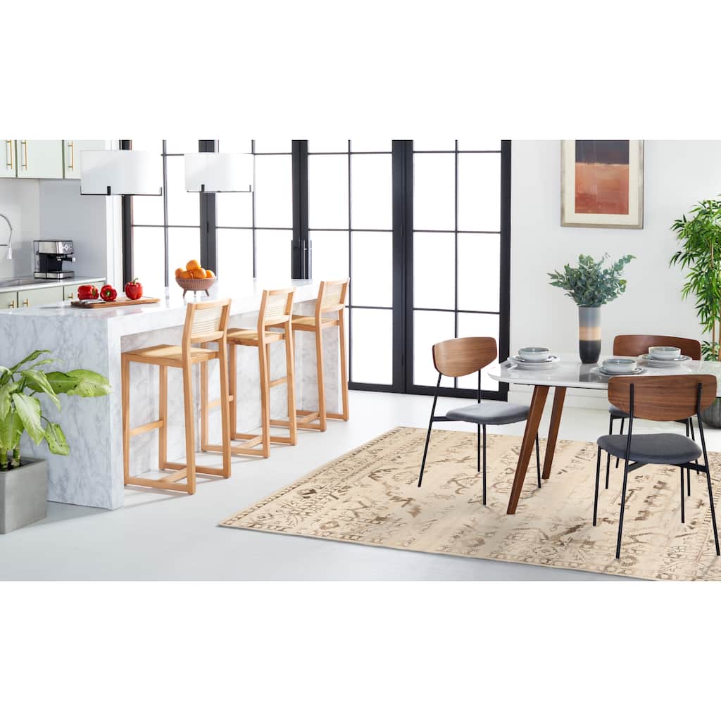 SAFAVIEH Hand-knotted Kenya Steffie Southwestern Tribal Wool Rug