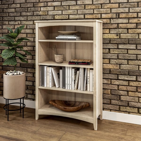 slide 2 of 10, Shaker Style Bookcase - 48"H Light Oak