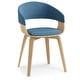 preview thumbnail 58 of 100, WYNDENHALL Calinda Mid Century Modern Bentwood Single Dining Chair - 20.5"w x 21.7"d x 30.9"h