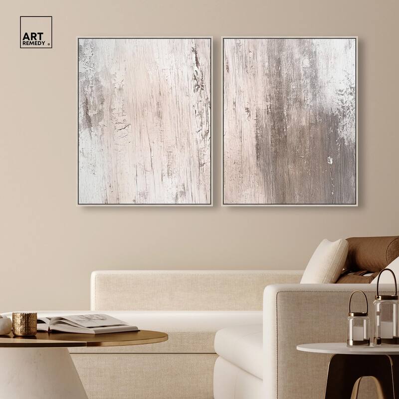 Striated Texture IV Canvas Set of 2 by Art Remedy