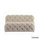 Beige-Loveseat