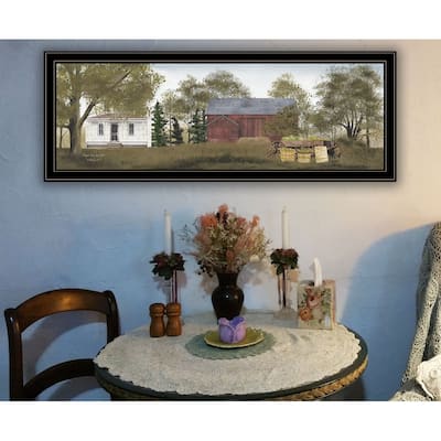 TrendyDecor4U Farmhouse "Sweet Corn For Sale" Framed Print Wall Art by Billy Jacobs - Earthtones