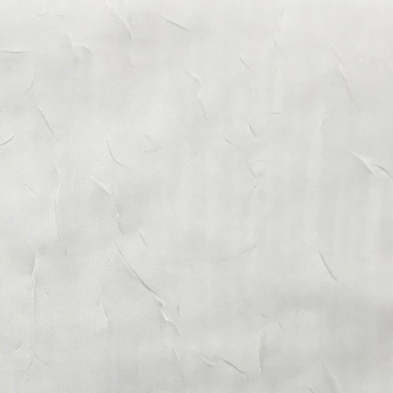 No. 918 Erica Crushed Voile Ascot Beaded Sheer Rod Pocket 1-Piece Curtain Valance