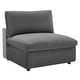 preview thumbnail 33 of 74, Commix Down Filled Overstuffed Velvet 5-Piece Sectional Sofa