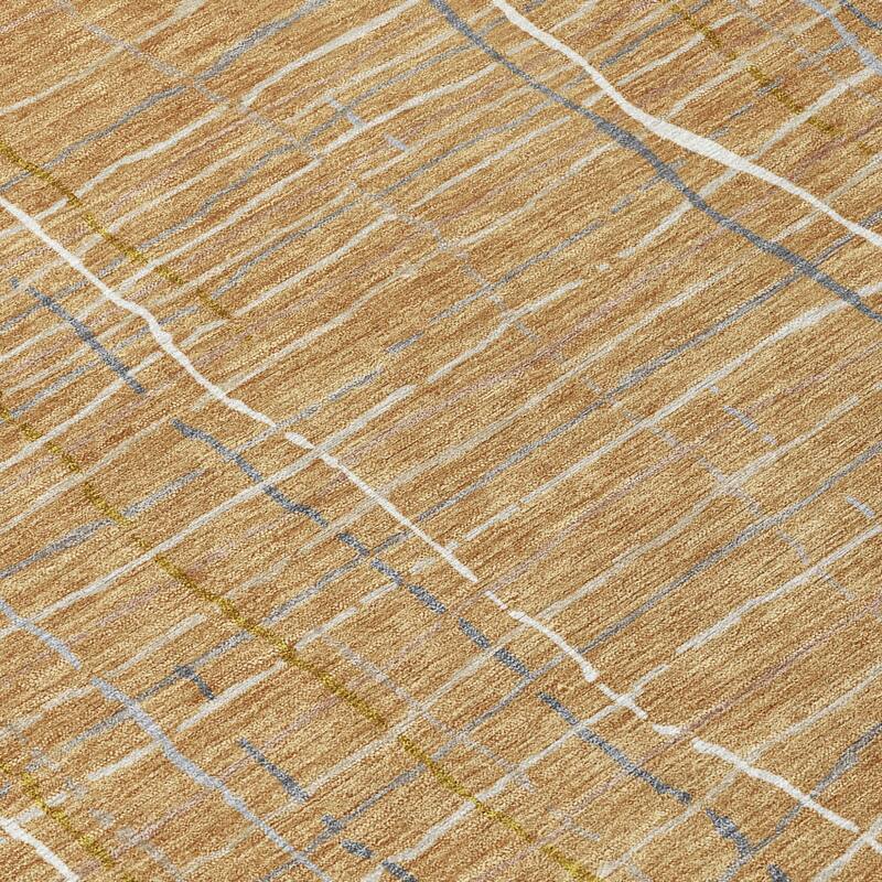 HomeRoots Striped Transitional Rectangle Outdoor Rug