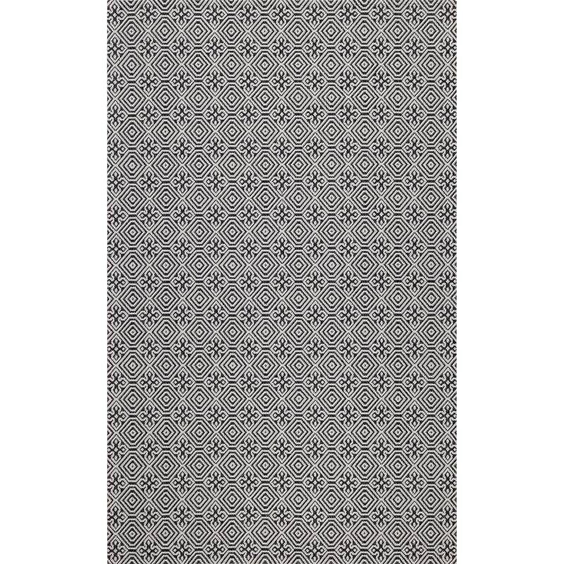 Martha Stewart by SAFAVIEH Guro Cotton Rug - 9' x 12' - Charcoal/Grey