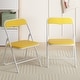 preview thumbnail 8 of 7, Boys and Girls Folding Table and Chairs Set of 5 Kids 5-Piece Folding Square Table and Chair Set Toddler Playing Drawing Set