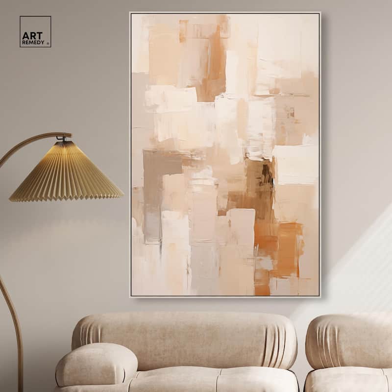 Sandstone Hush Canvas by Art Remedy