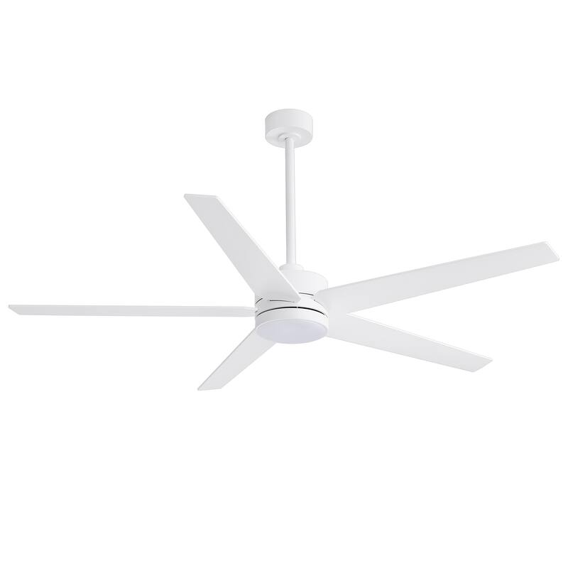 65 in. Integrated LED Indoor Ceiling Fans with Light and Remote Control Included