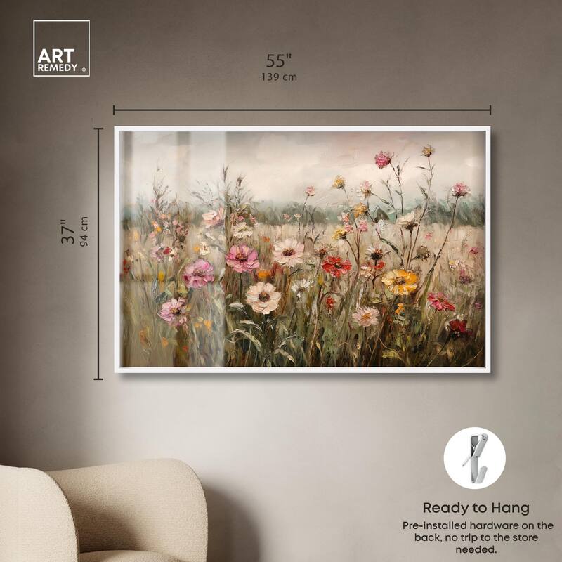 Vintage Blooms I Shadowbox by Art Remedy