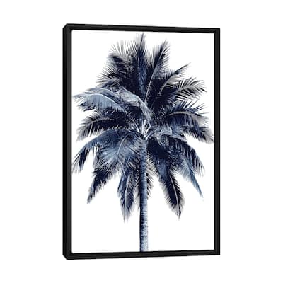 iCanvas "Blue Palm Tree I" by Devon Davis Framed Canvas Print