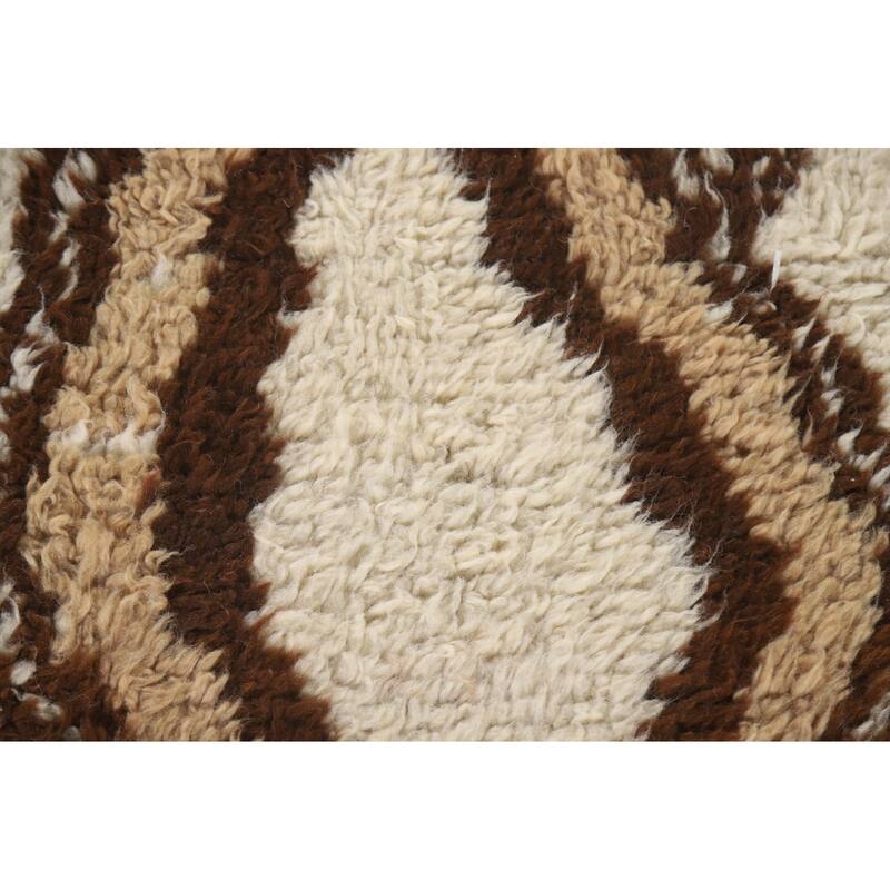 Vegetable Dye Anatolian Turkish Runner Rug Hand-knotted Wool Carpet - 3'3"x 10'4"