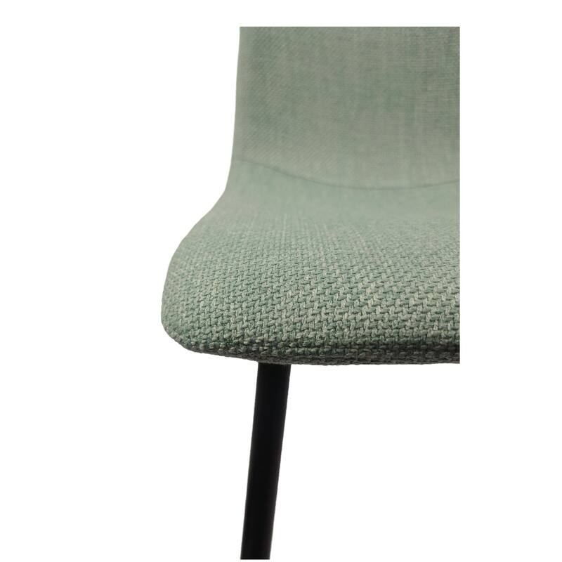 Dining Chairs Set of 4, Living Room Visitor Chairs, Brown Suedette Upholstered Accent Chairs, Kitchen Dining Room Chairs