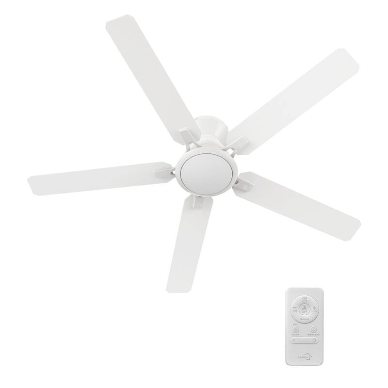 CARRO Livingston 52" 5-Blade Indoor Ceiling Fan with Light and Remote Control - N/A