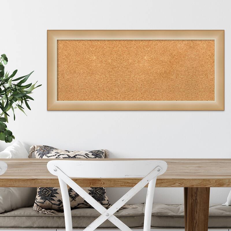 Eva Narrow Framed Cork Bulletin Memo Board