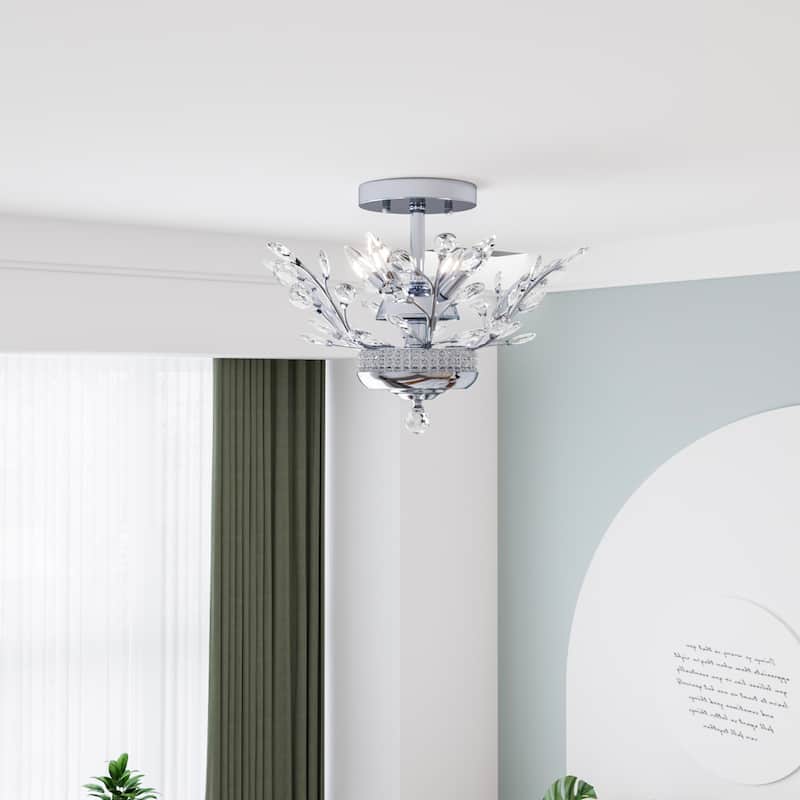 Maxax 4 - Light 16.1'' Semi Flush Mount