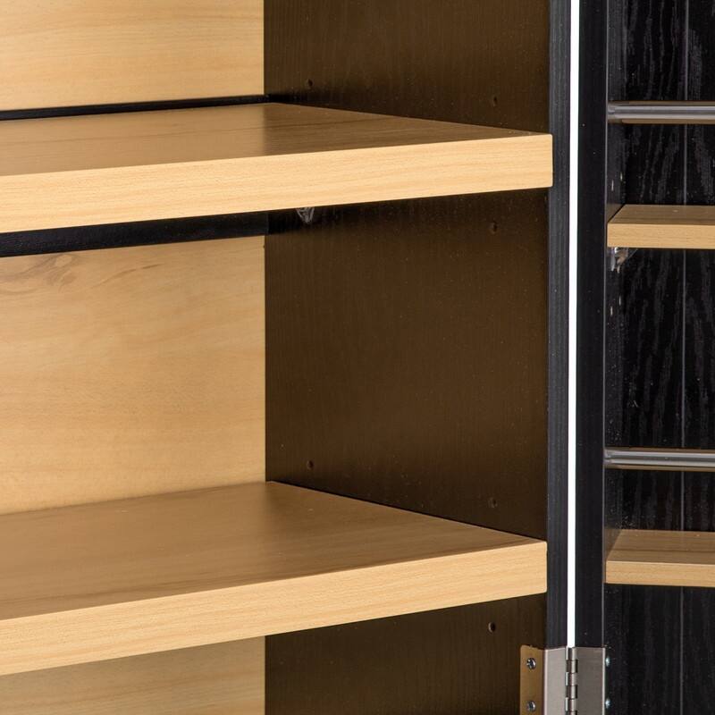 Farmhouse 78.2" Tall Kitchen Pantry Cabinet with Door Shelves, Adjustable Shelves and Hidden Drawer