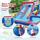 preview thumbnail 8 of 10, Costway Inflatable Water Slide Park Kids Bounce House Splash Pool - See Details