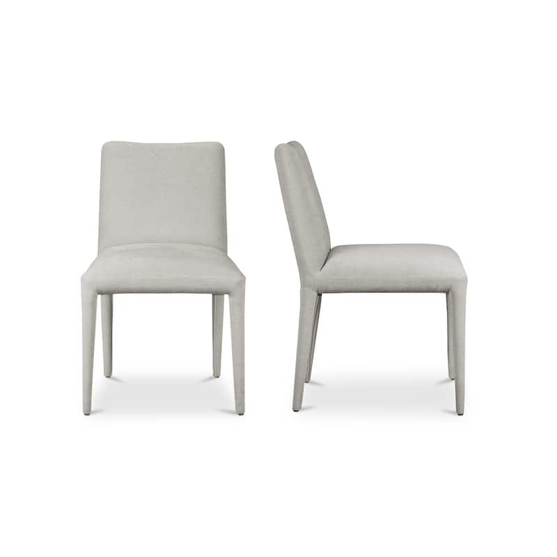 Aurelle Home Modern Upholstered Parson Dining Chair, Set of 2 - 20.5" W x 33" H x 23.5" D