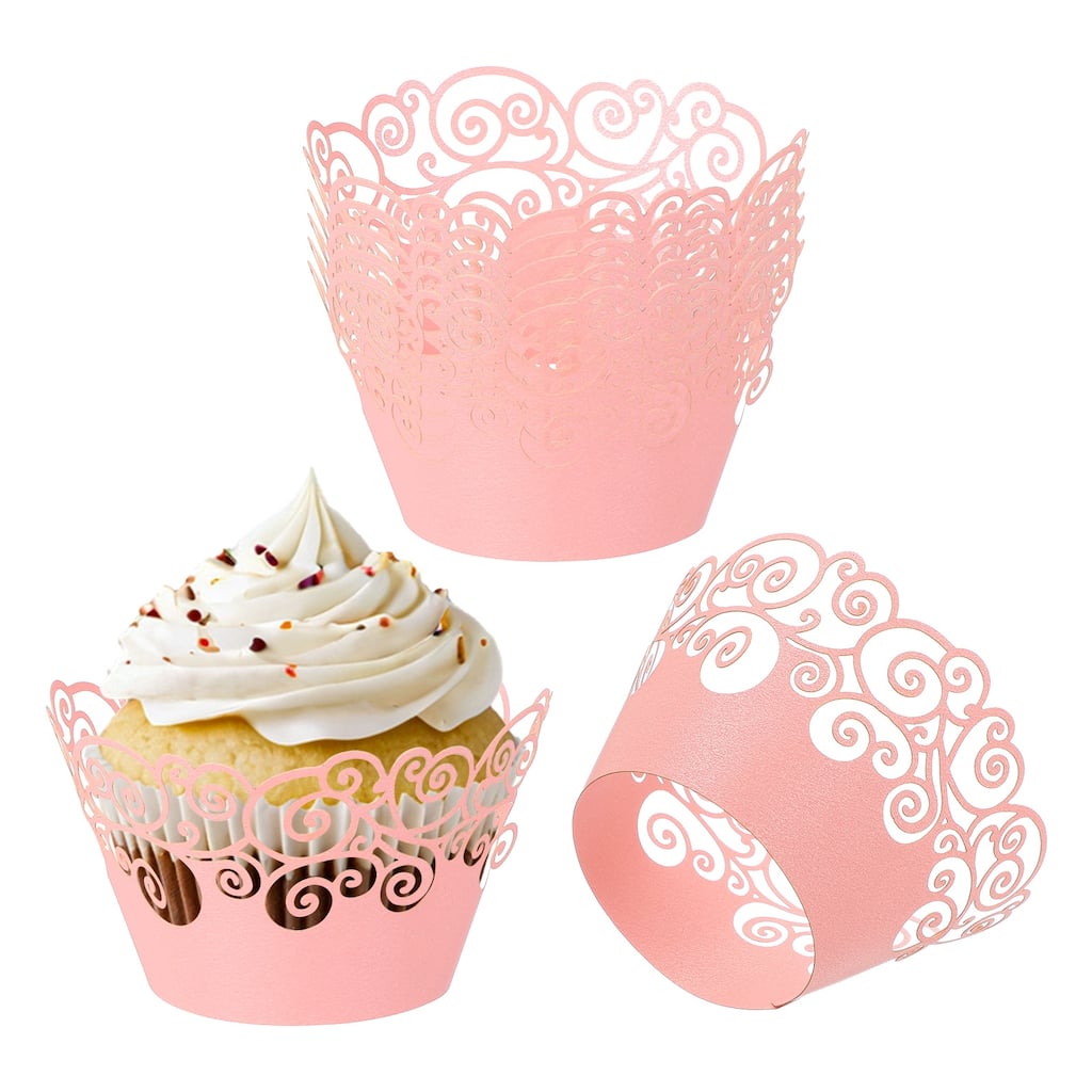 Cupcake Wrappers Paper, 50 Pack Baking Cups Standard Cloud Decor